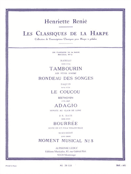 Les Classiques de la Harpe - Volume 3