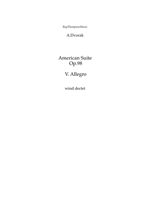 Dvorak: American Suite Op.98 Mvt.V Allegro (Daggerfall Trailer Music) - wind dectet