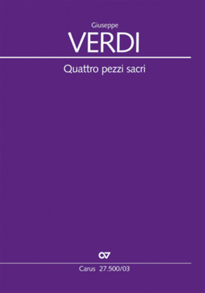 Book cover for Quattro pezzi sacri