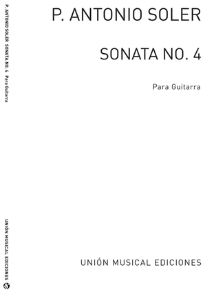 Book cover for Sonata No.4 Bolero