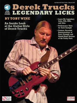 Book cover for Derek Trucks Legendary Licks