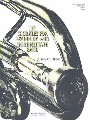 Ten Chorales For Beginning/Intermediate Band - Score