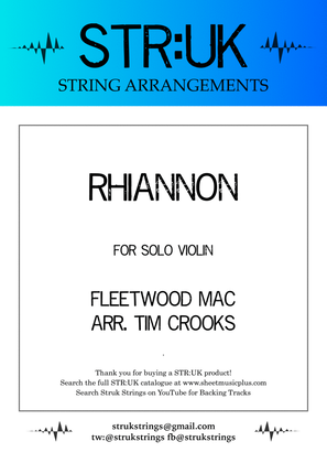 Book cover for Rhiannon