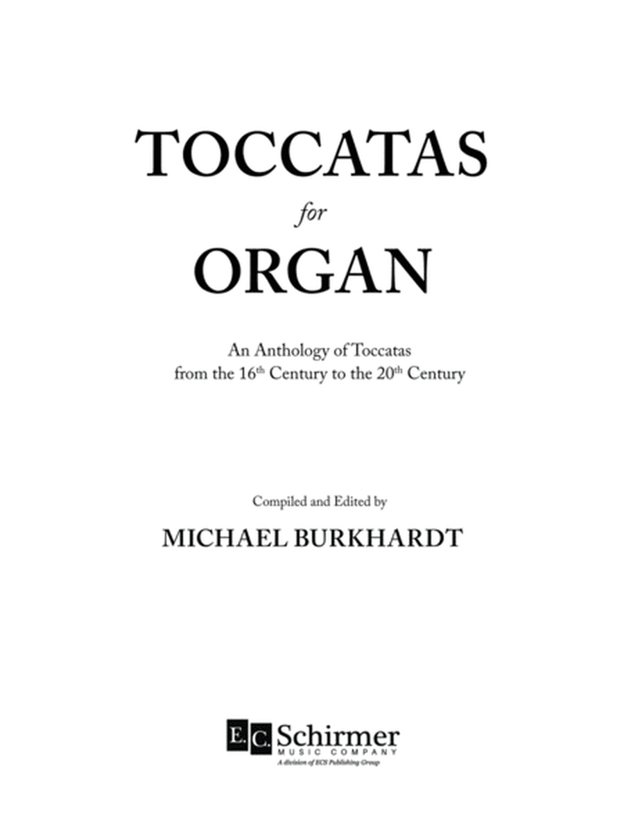 Toccatas for Organ