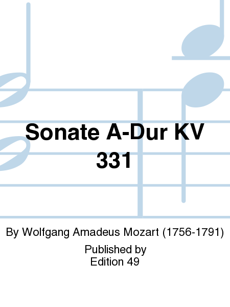 Sonate A-Dur KV 331