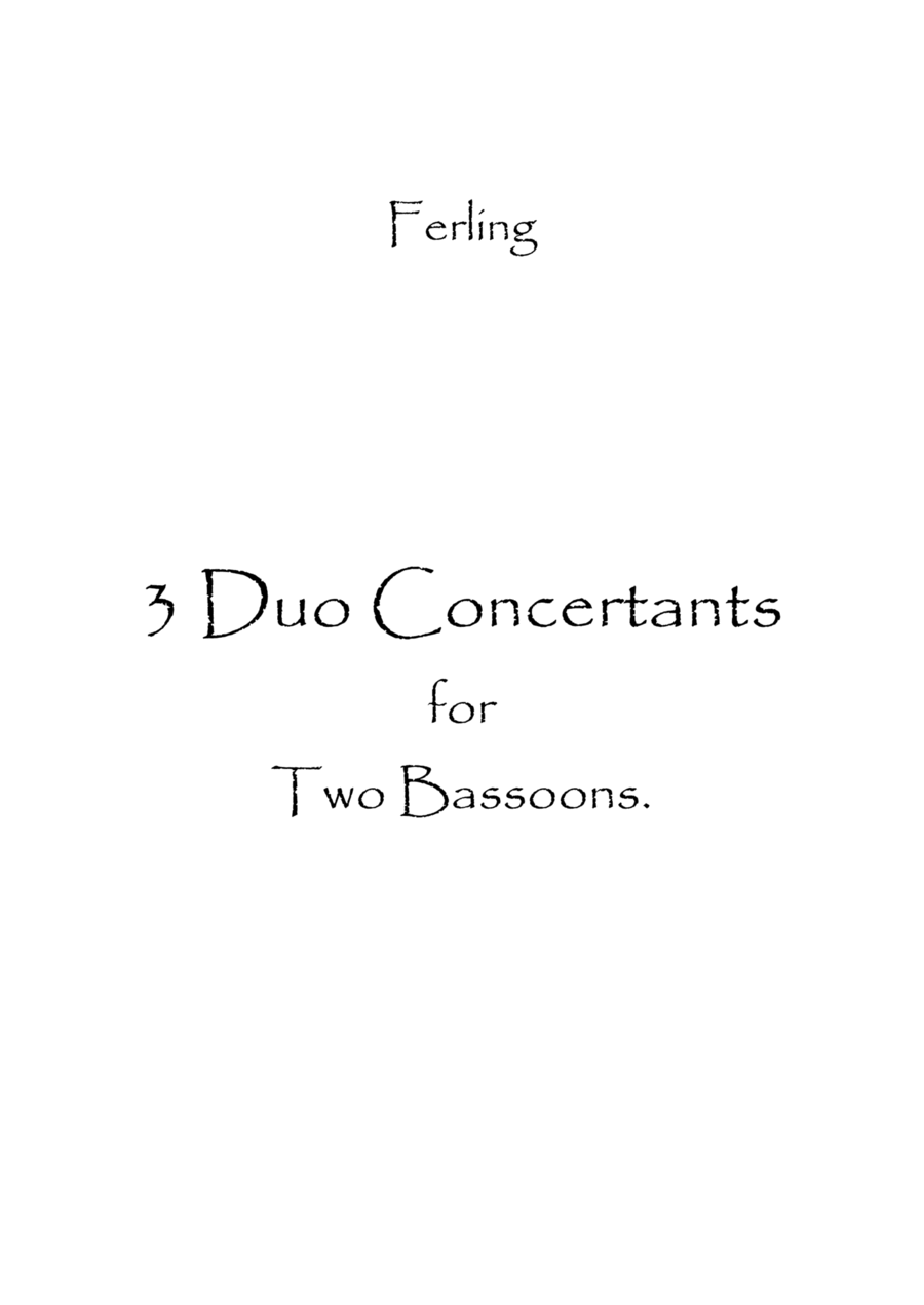 3 Duo Concertants No.1