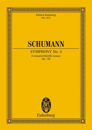 Book cover for Symphony No. 4 D minor