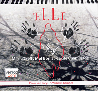 Book cover for Elle -Oeuvres pour piano à quatre mains-