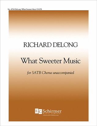 Book cover for What Sweeter Music