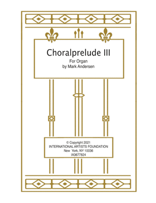 Choralprelude III for Organ