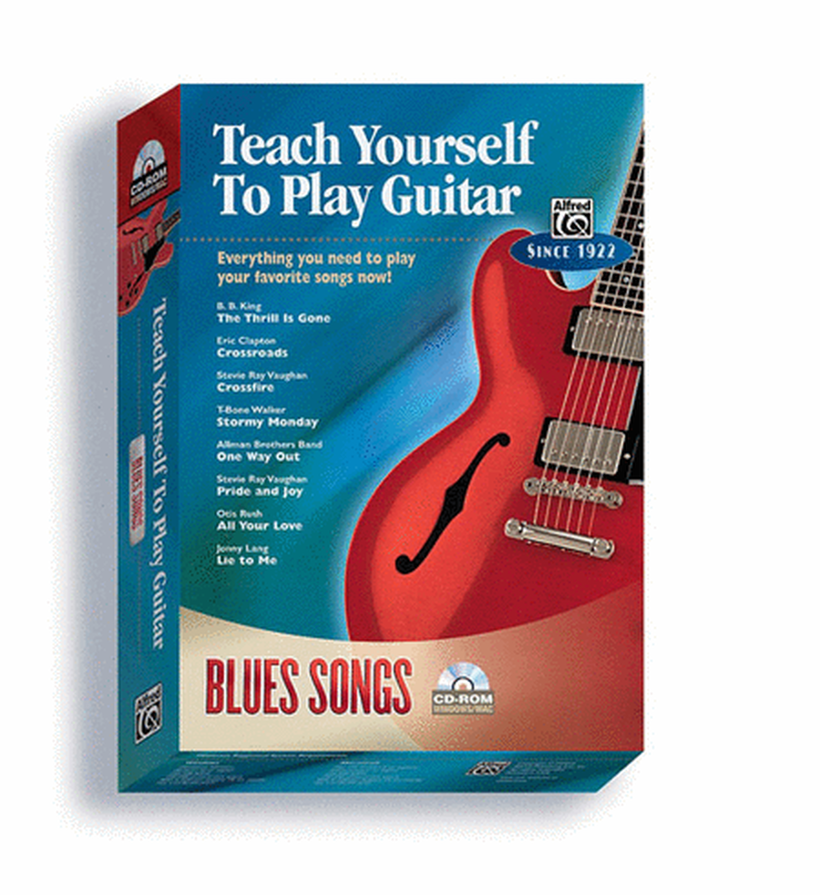 Alfred's Teach Yourself to Play Guitar -- Blues Songs