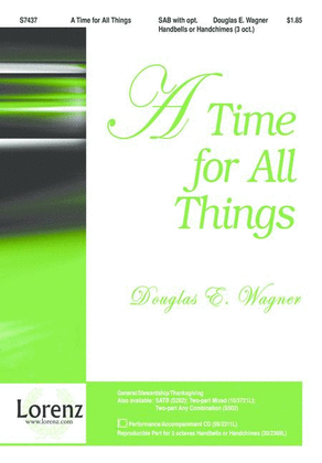 Book cover for A Time for All Things