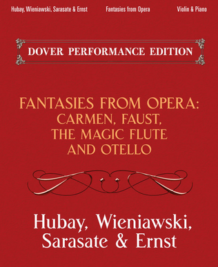 Book cover for Fantasies From Opera For Violin And Piano
