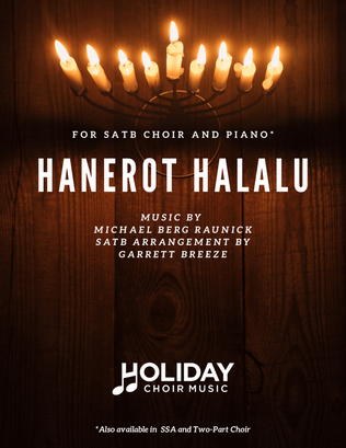 Book cover for Hanerot Halalu (SATB)