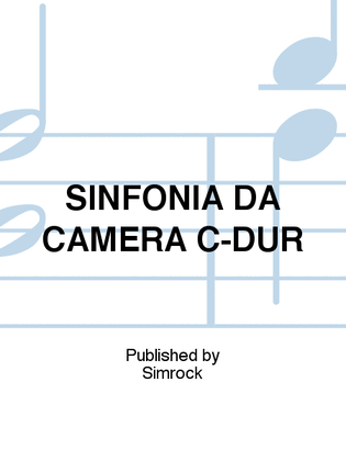 Book cover for SINFONIA DA CAMERA C-DUR