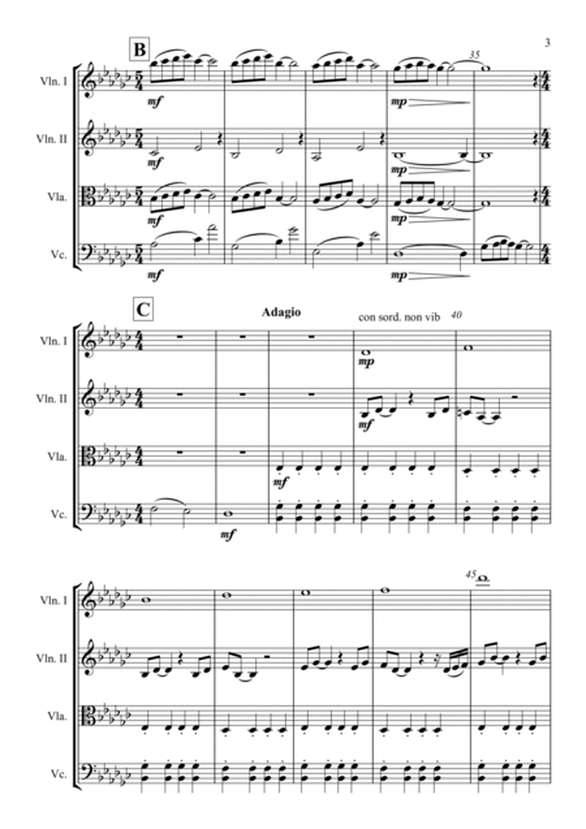String Quartet No. 5 - A Sad Bunch - 1st movement image number null