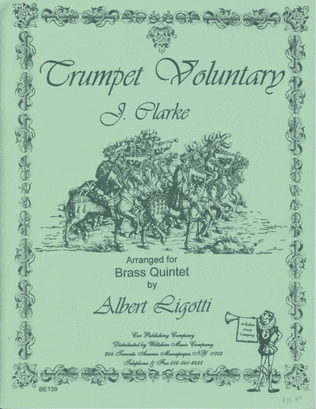 Book cover for Trumpet Voluntary in D Major (Albert Ligotti)