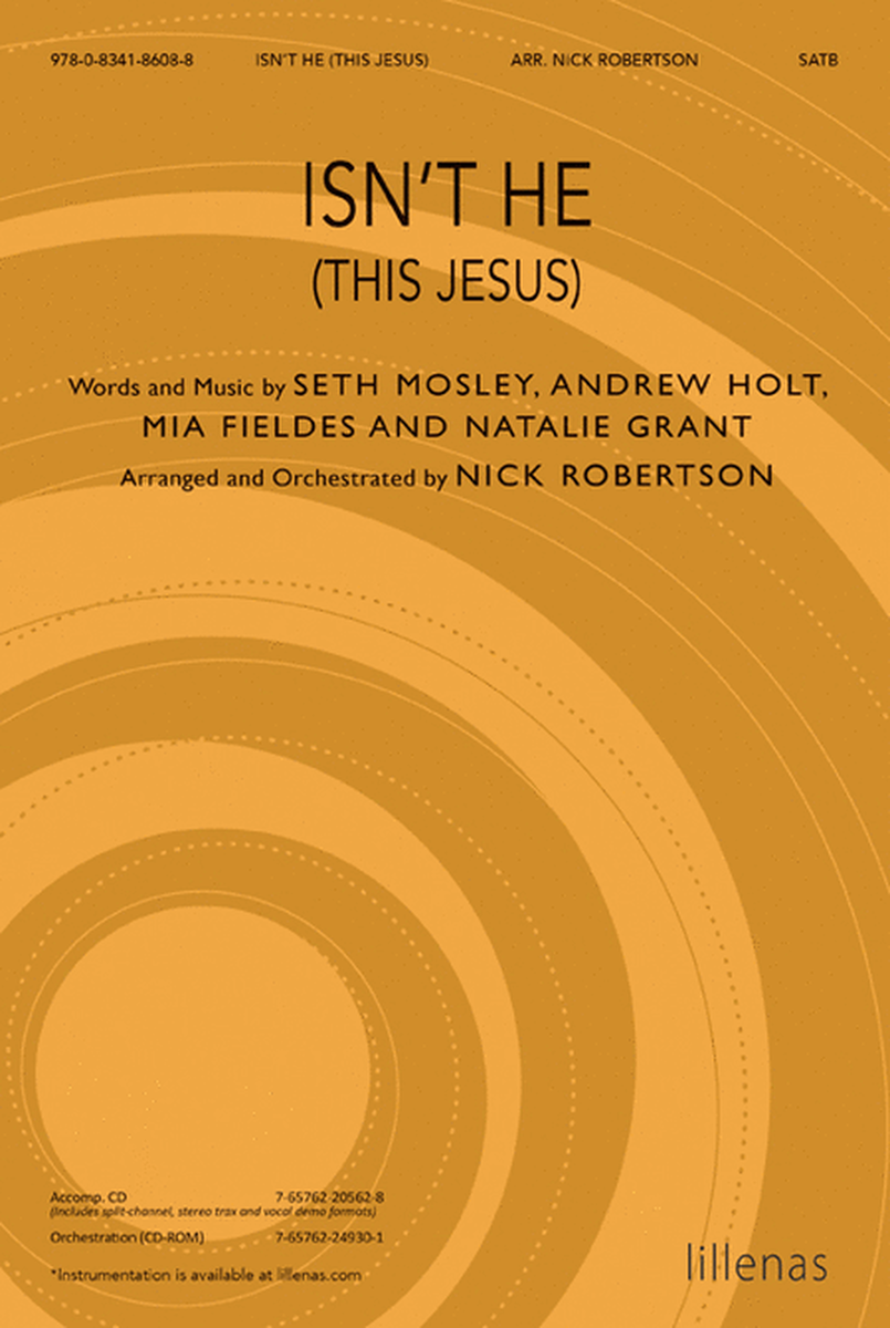 Isn't He (This Jesus) - Anthem [Arr/Robertson, Nick]