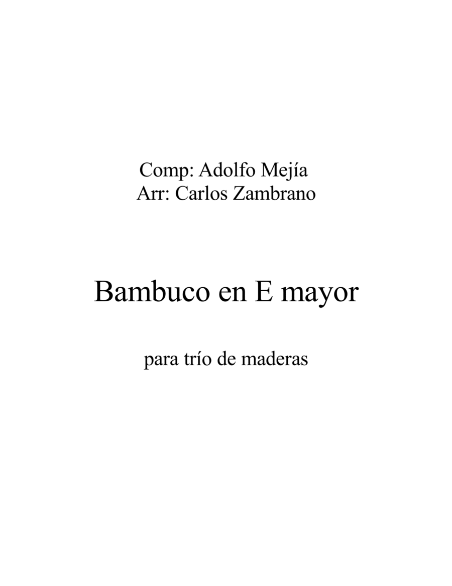 Bambuco en E mayor image number null