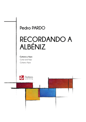 Book cover for Recordando a Albéniz for Guitar and Harp