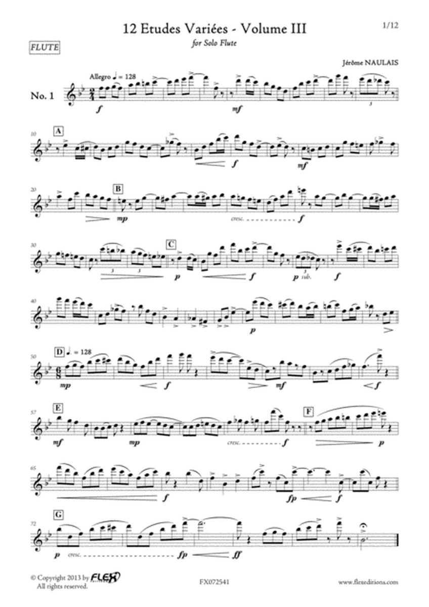 12 Etudes Variees - Volume III image number null