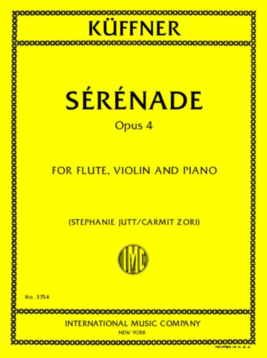 Serenade, Opus 4, For Flute, Violin And Piano