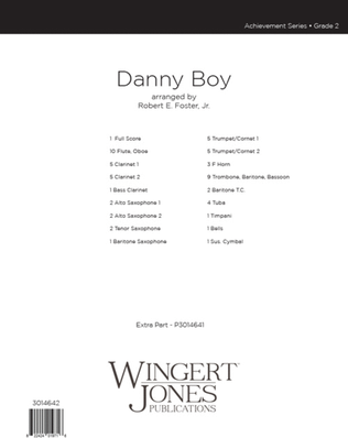 Book cover for Danny Boy - Full Score