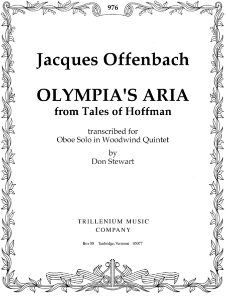 Offenbach, Jacques: Olympia