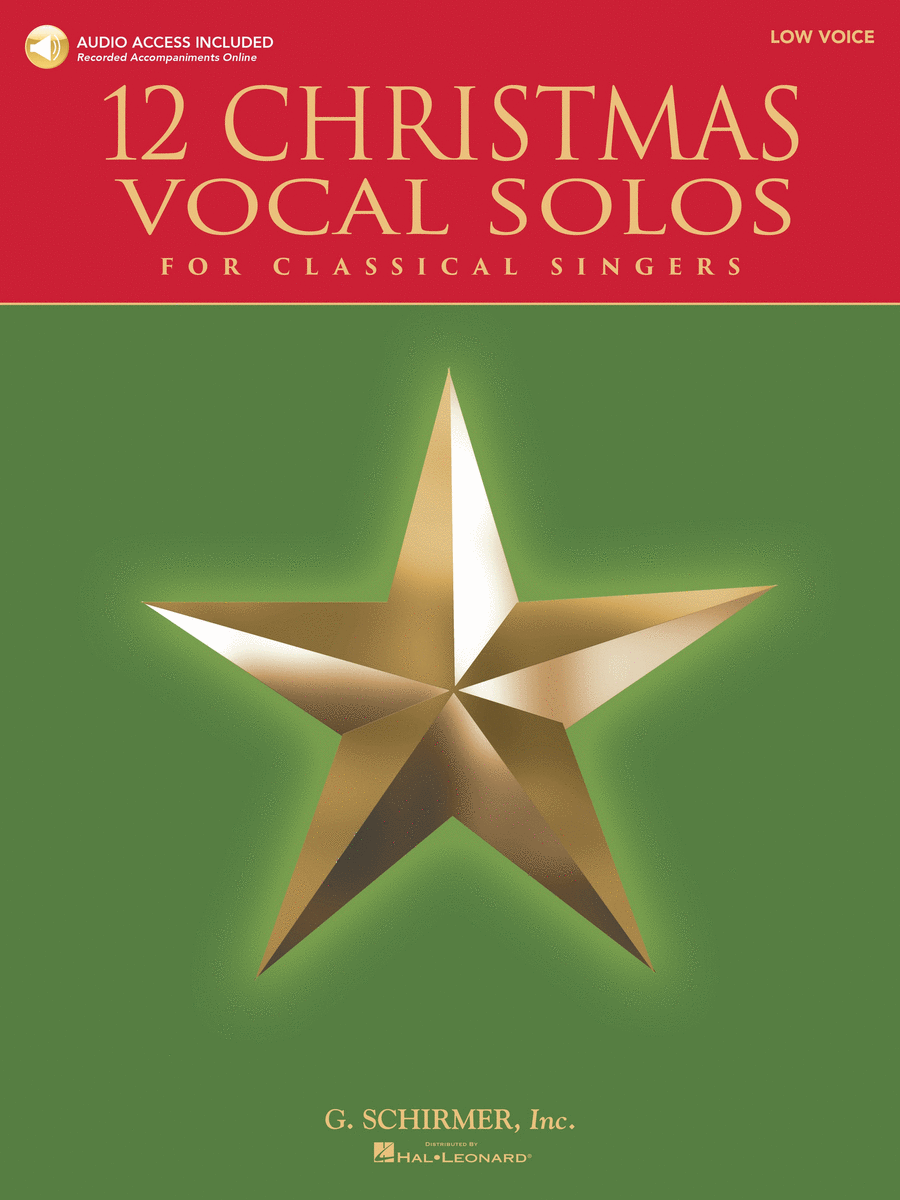 12 Christmas Vocal Solos (Low voice solo)