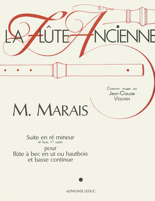 Book cover for Suite Vol.4, No.1 In D Minor (recorder & Continuo)