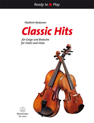 Book cover for Classic Hits for Violin and Viola