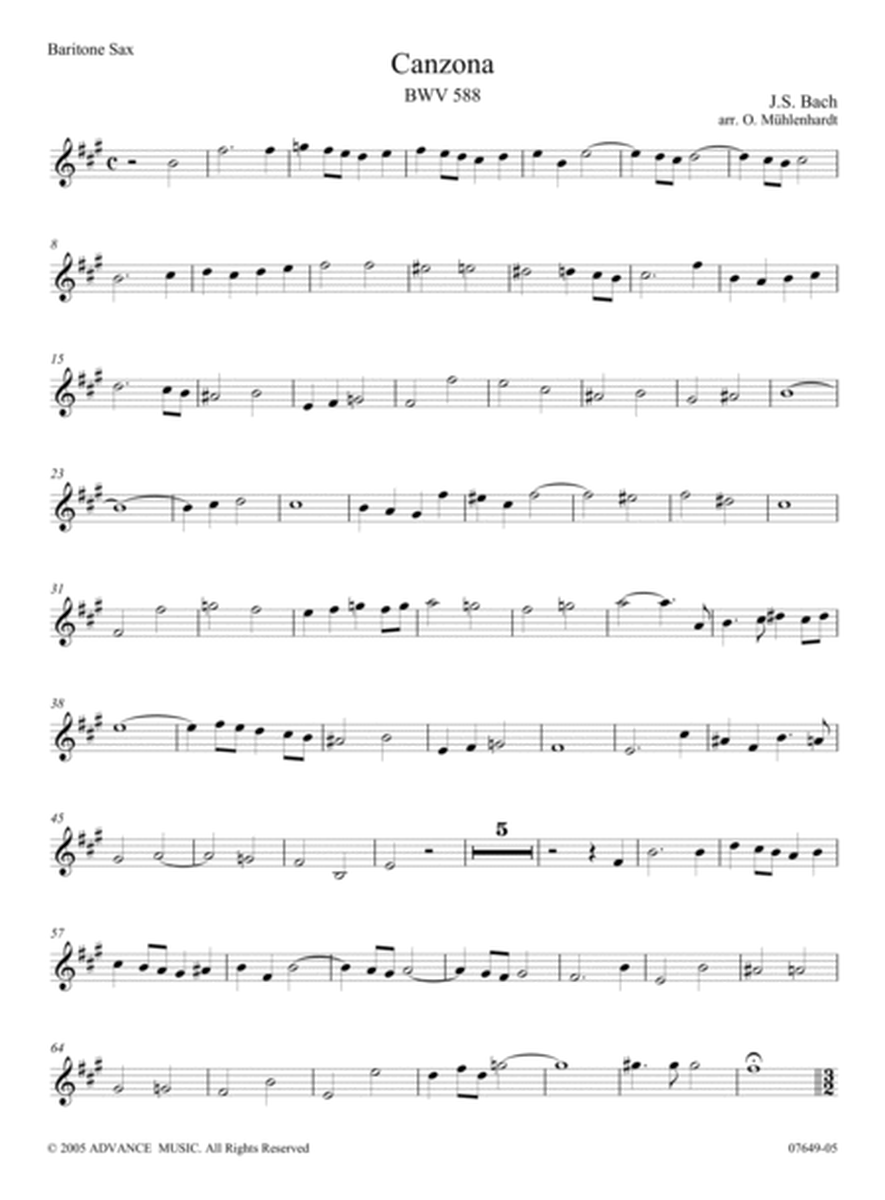 Canzona BWV 588