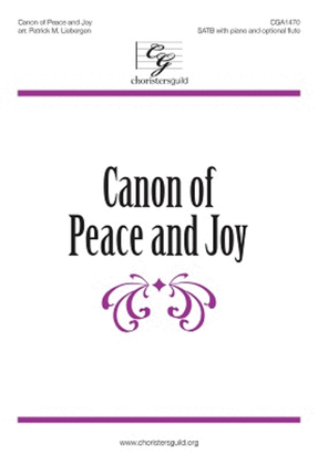 Book cover for Canon of Peace and Joy