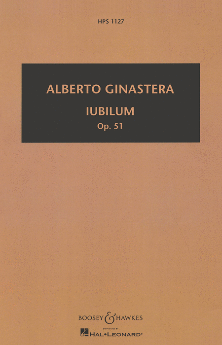 Iubilum Op51  Study Score
