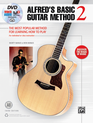 Book cover for Alfred's Basic Guitar Method, Book 2