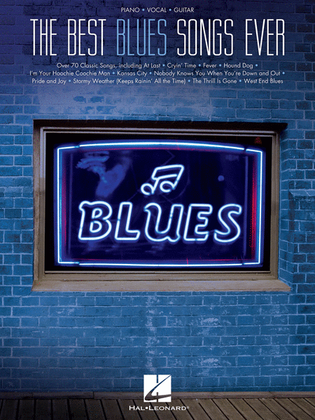 Book cover for The Best Blues Songs Ever
