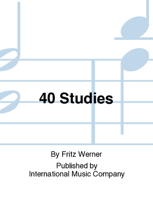 Book cover for 40 Studies