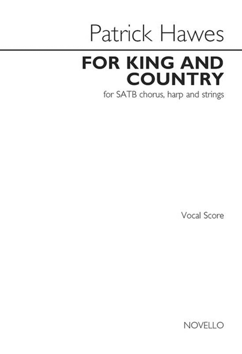 For King and Country 4-Part - Sheet Music