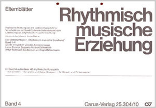 Book cover for Rhythmisch-Musikalische Erziehung