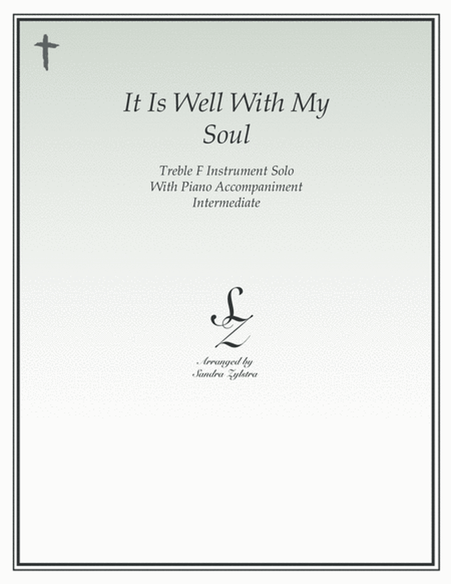 It Is Well With My Soul (treble F instrument solo) image number null