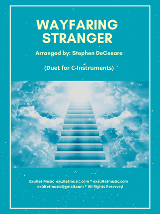Book cover for Wayfaring Stranger (Duet for C-Instruments)