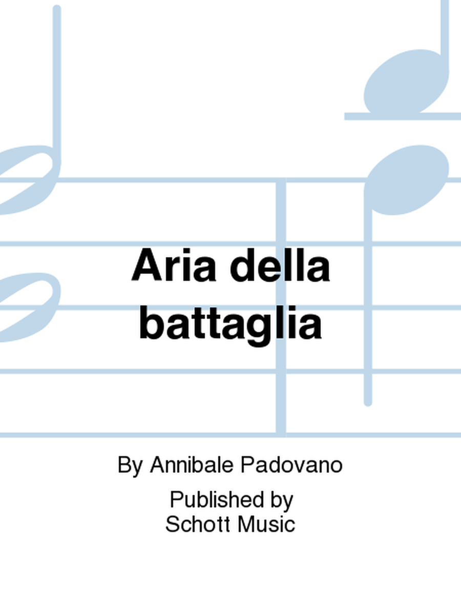 Aria della battaglia