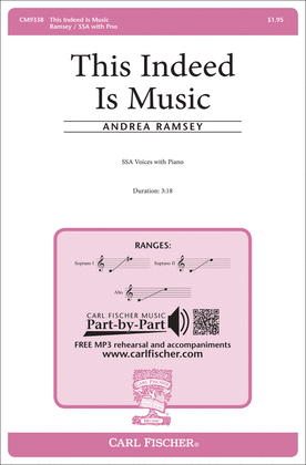 Book cover for This Indeed Is Music