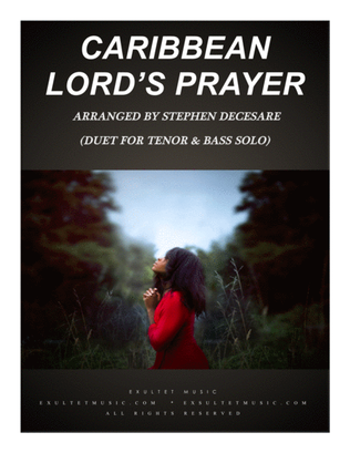 Book cover for Caribbean Lord's Prayer (Duet for Tenor and Bass Solo)