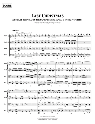 Book cover for Last Christmas - Full Score
