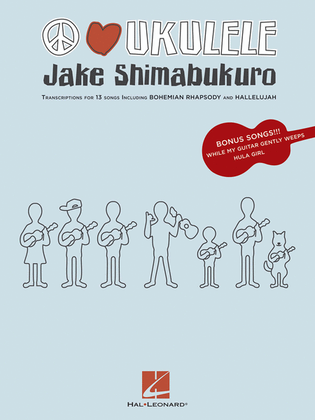 Book cover for Jake Shimabukuro – Peace Love Ukulele
