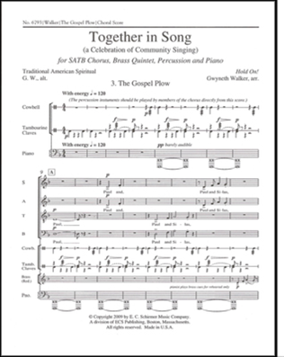Book cover for Together in Song: 3. The Gospel Plow