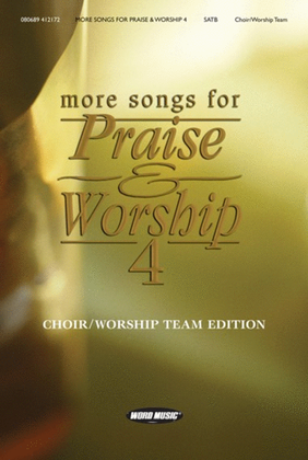 Book cover for More Songs for Praise & Worship 4 - FINALE - Percussion 1&2