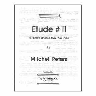 Book cover for Etude # 2 For Snare Drum and Two Tom-Toms