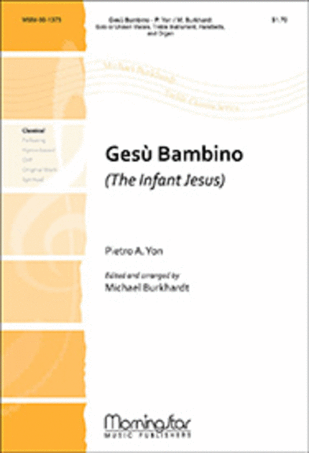 Gesu Bambino (The Infant Jesus) (Choral Score)